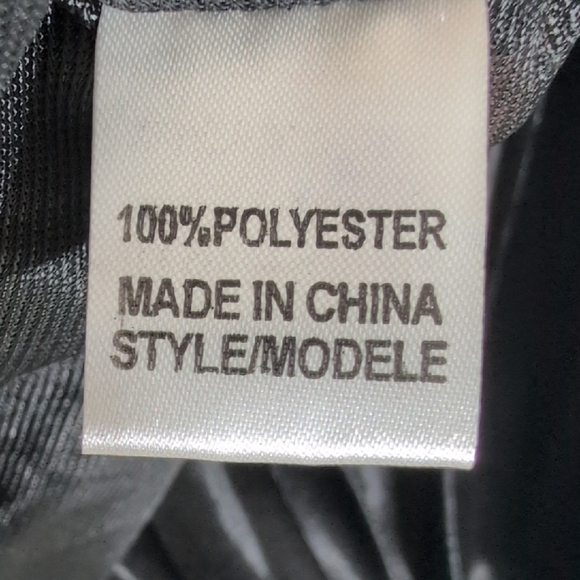 Scarlett Shimmering Black Pleated Mini Dress - Picture 7 of 9